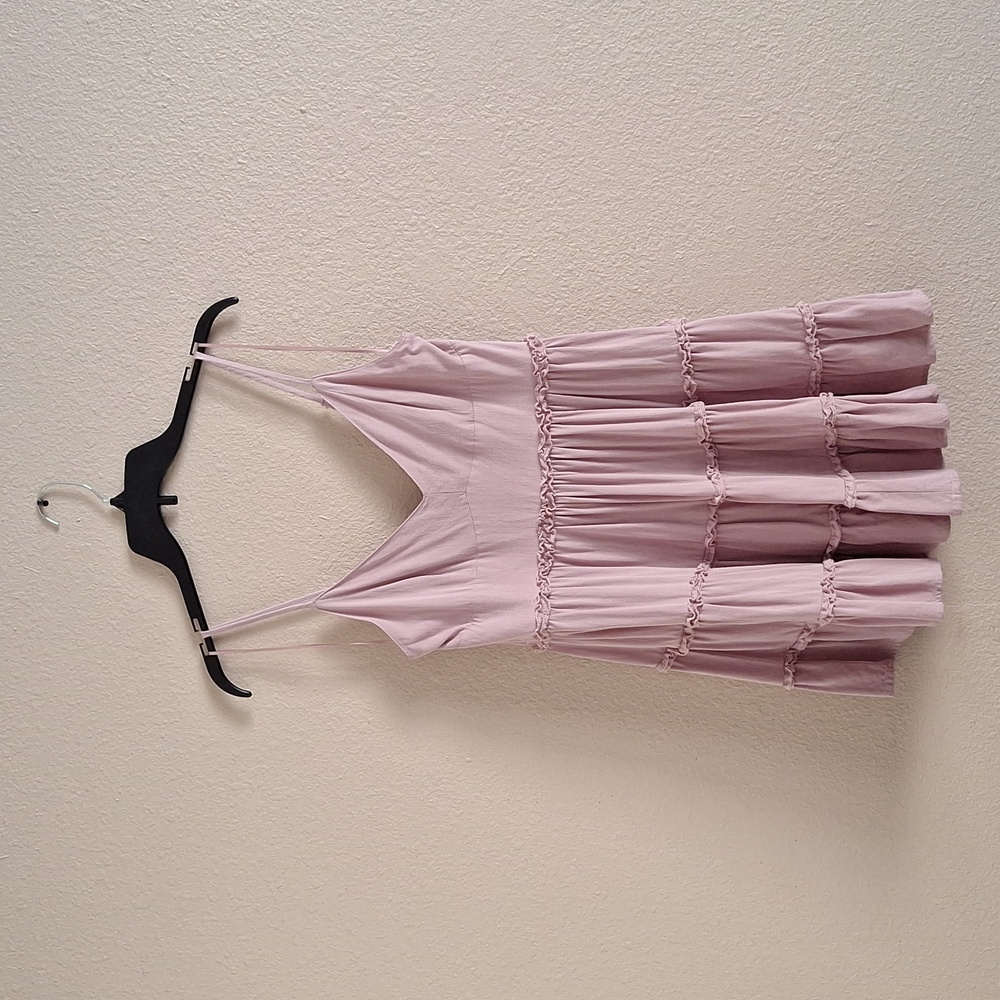 Camellia Summer Dress with pockets M Pink